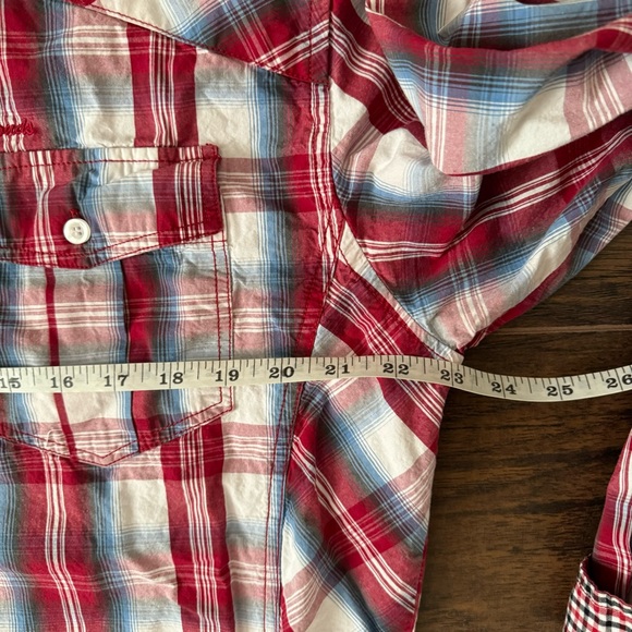 Five Diamonds Men’s Button Front Plaid Shirt - Picture 6 of 7